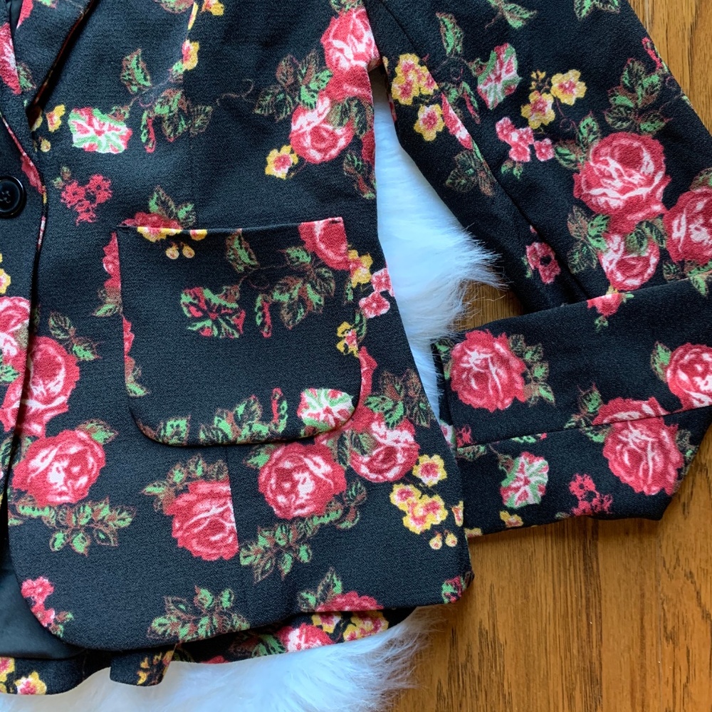 ModCloth Stargazing Splendor Rose Ruffle Blazer - Picture 6 of 6